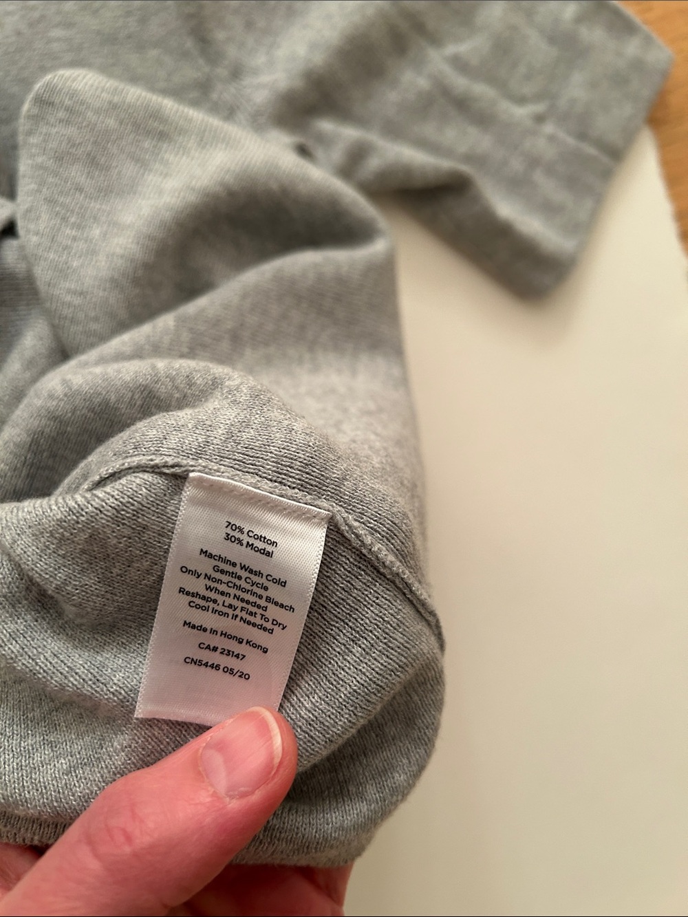 Talbots Gray Herringbone Set - Picture 8 of 9